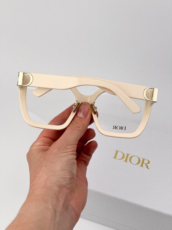 Dior 30MONTAIGNEO S1F Eyeglasses – Ivory Butterfly Square Frame 9500 main image 5